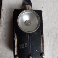 Старо сигнално трицветно немско фенерче, снимка 1 - Антикварни и старинни предмети - 42598399