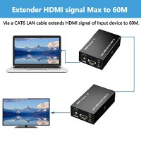 Нов HDMI удължител аудио и видео сигнал за телевизор/монитор, снимка 2 - Друга електроника - 40450909
