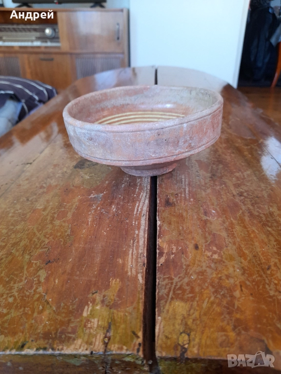 Стара керамична паница #16, снимка 1