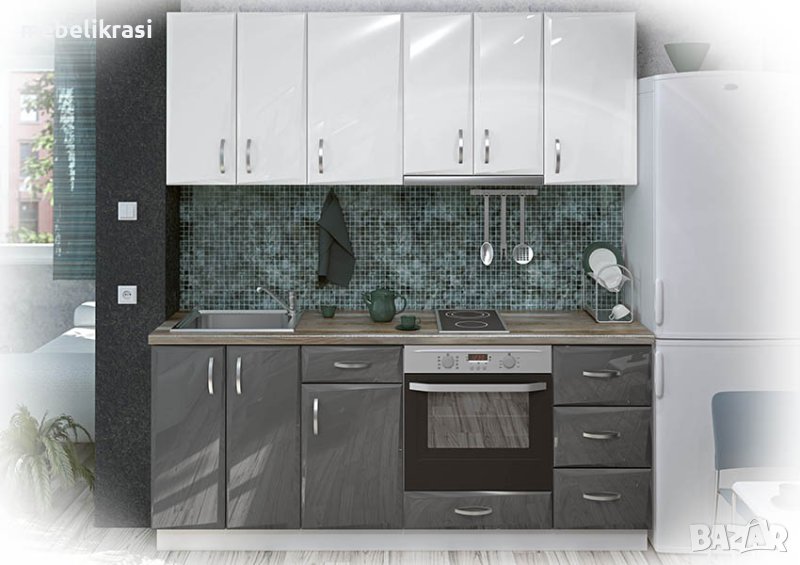 Кухня МДФ Гланц 200, снимка 1