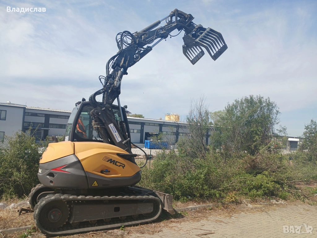 Услуги с багер 6 тона, бобкат и самосвал. Мулчер, чук., снимка 1