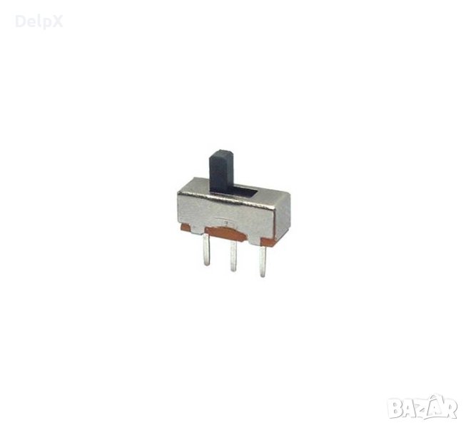 Малък ключ 6pin плъзгащ 9x3,5x5,5mm с 2 положения задържащ 50V 0,5A H=2mm, снимка 1