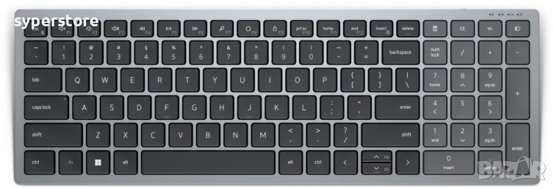 Клавиатура Безжична Dell KB740 580-AKOX-14 С модерeн и компактен дизайн , снимка 1