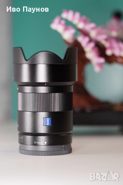 Обектив Sony Zeiss Sonnar T* 24mm f/1.8 за e-mount asp-c [като нов], снимка 1