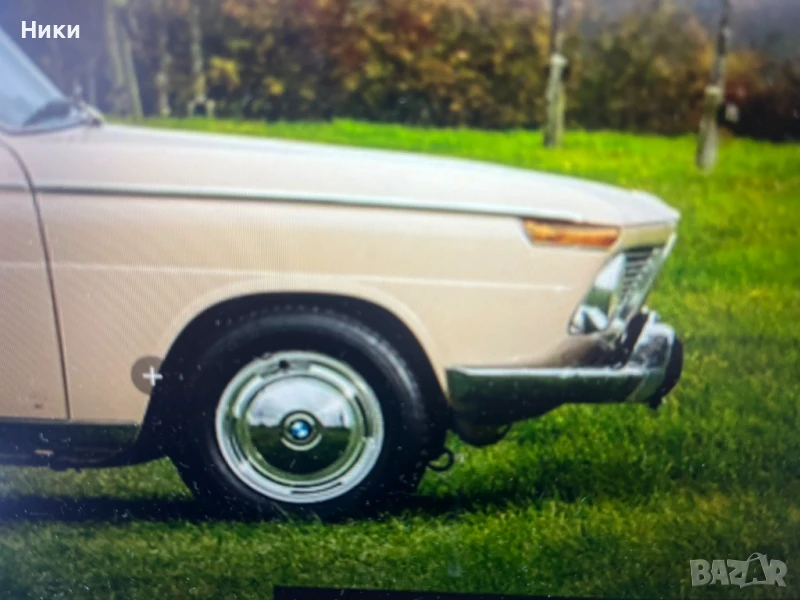 3 бр. метални тасове + 3 бр.рингове около тасовете за БМВ,BMW 1800 1967г., снимка 1