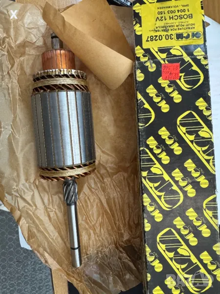 30.0287 OREM 12V РОТОР СТАРТЕР 1.5 D, 1.6 D, 1.6 TD Audi 80 / VW Passat B1 B2 / VW Santan   , снимка 1