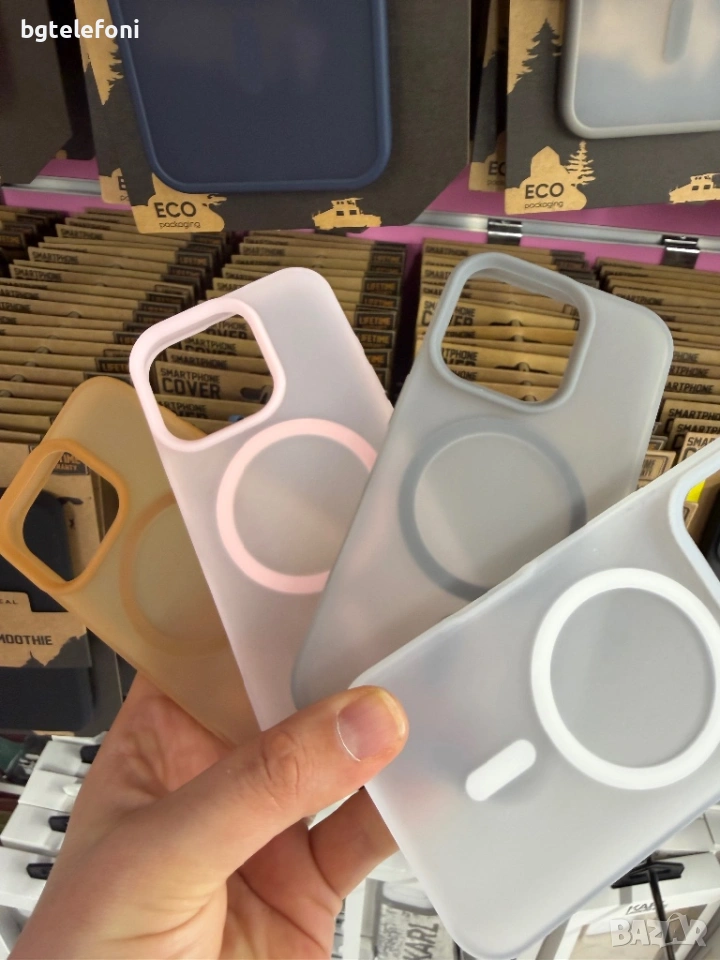 iPhone 16 Pro,iPhone 16 Pro Max матиран силикон с MAGSAFE, снимка 1