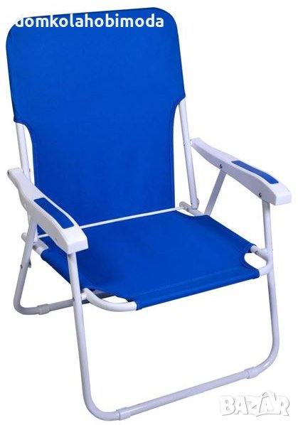 Сгъваем плажен стол 60х56х74 см.до 110 кг, снимка 1