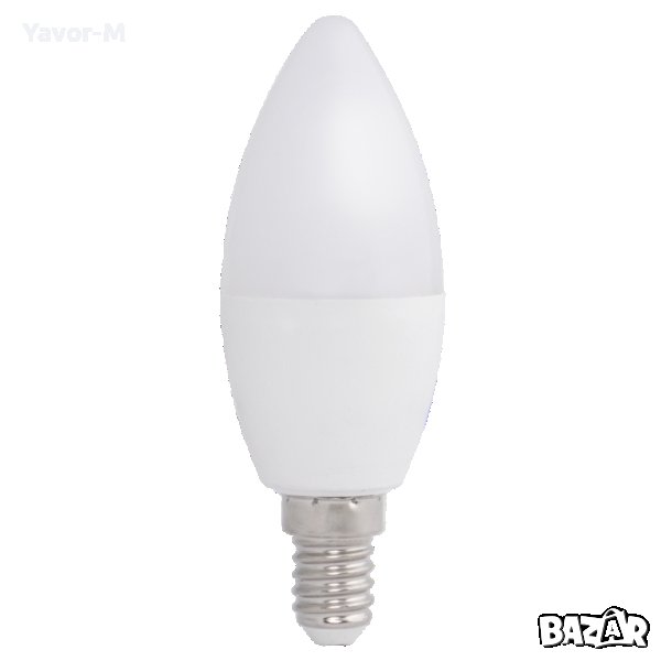 LED Лампа, Конус, 7W, E14, 3000K, 220-240V AC, Топла светлина, Ultralux - LCL71430, снимка 1