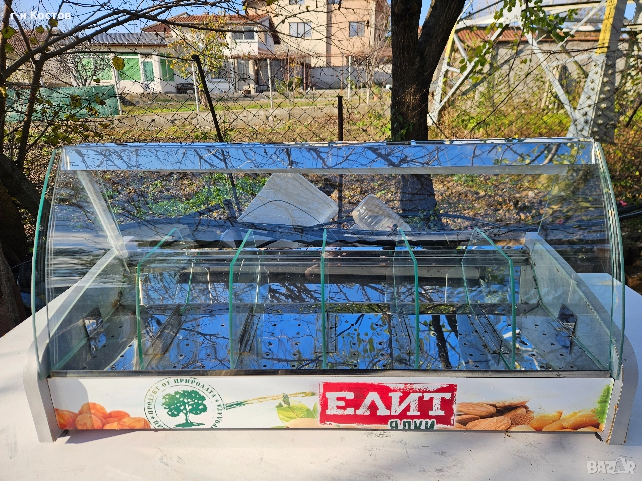 Топла витрина Хоризонтална за Ядки 6 вида със сух нагревател отдолу , снимка 1