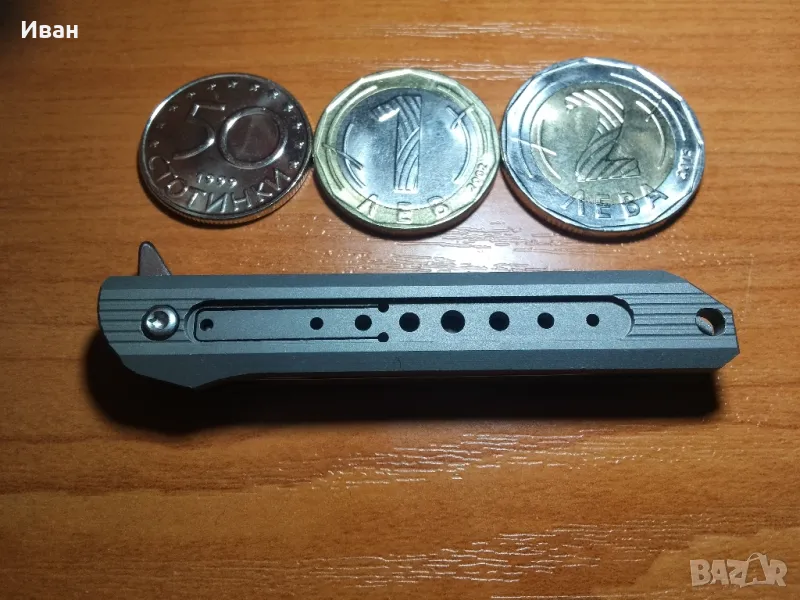 Нож ножка ключодържател , снимка 1