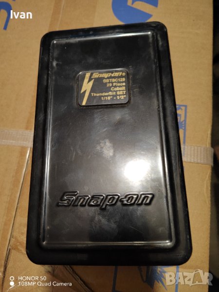 Snap on кобалтови свредла сет 29бр има липсващи, снимка 1
