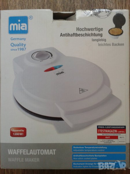 ГОФРЕТНИК MIA - 1200W, снимка 1