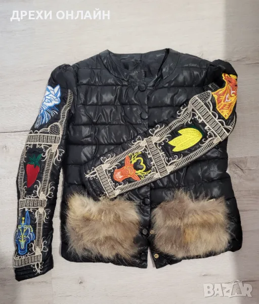 Дамско шарено яке, снимка 1