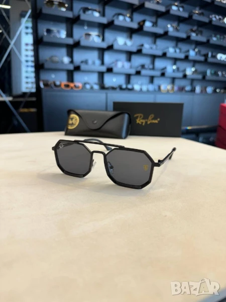 очила с черен обикновен калъф и ув защита ray ban prada , снимка 1