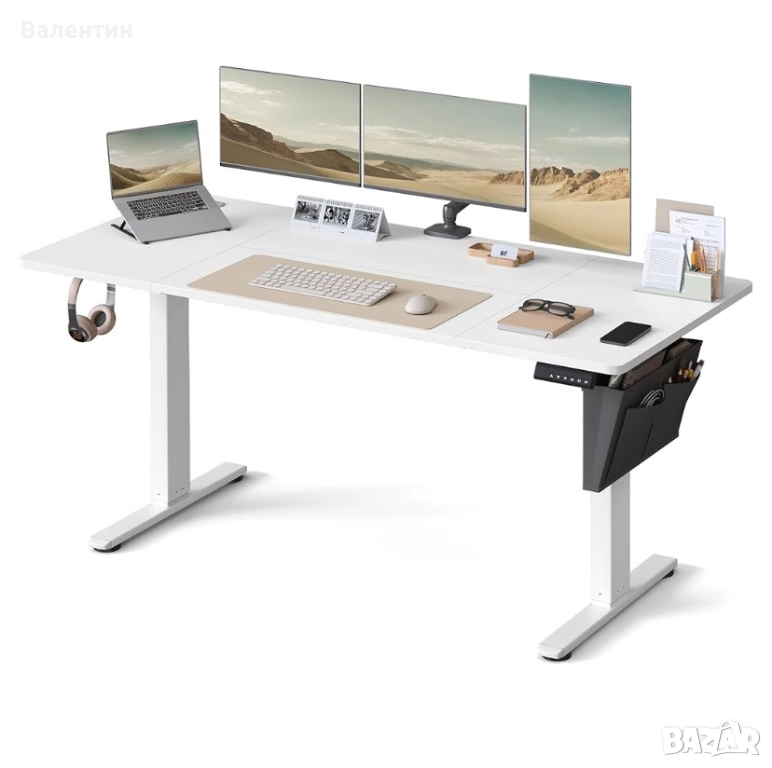 Електрическо бюро с регулируема височина Songmics, снимка 1
