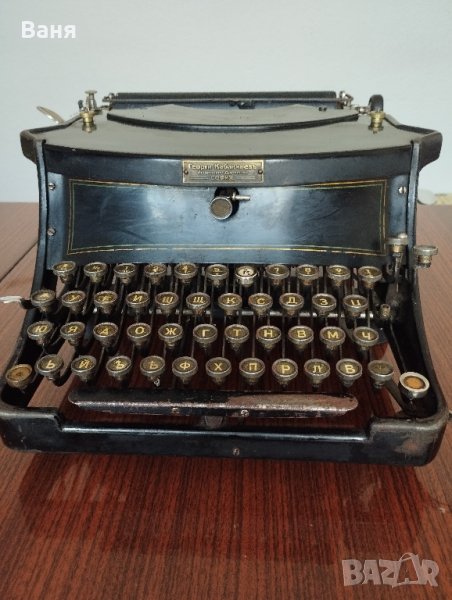 Стара  пишеща машина "Адлер", снимка 1