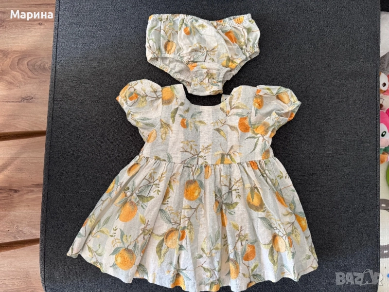 Бебешка рокля Next 3-6 месеца (облечена само веднъж), снимка 1