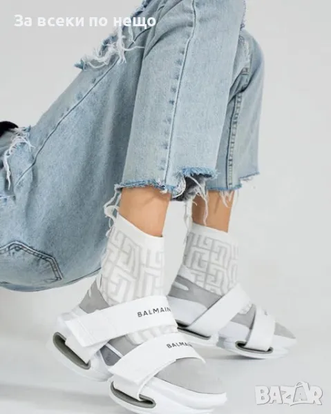 Balmain Дамски Маратонки Тип Чорап🔝Дамски Спортни Обувки Тип Чорап Белмейн Код P66, снимка 1