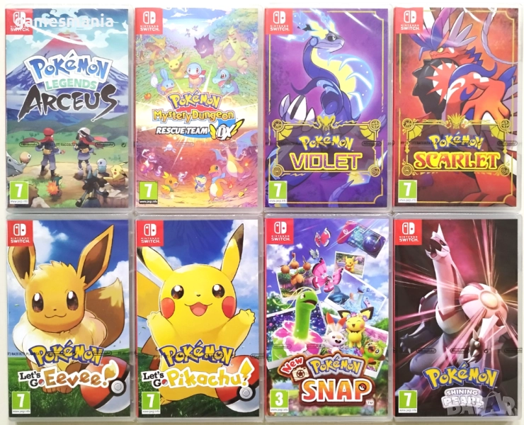 [ Switch] Колекция Pokemon/ Супер Цена/ чисто НОВИ/ Експресна доставка, снимка 1