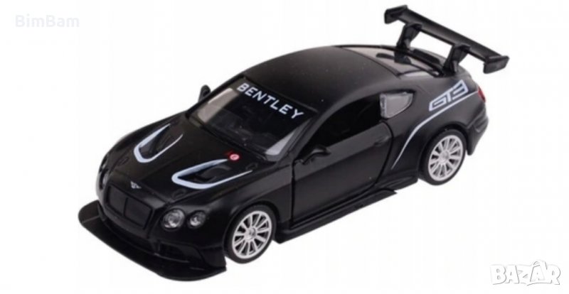 Метална количка BENTLEY CONTINENTAL GT3 / TURBO GEARS, снимка 1