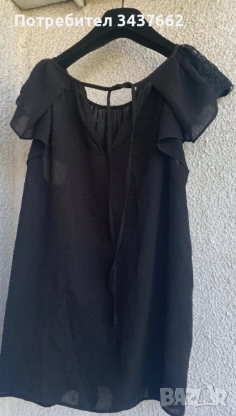 Блуза с дантела без ръкав , снимка 1