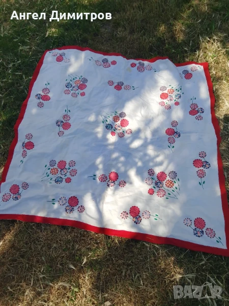 Голяма покривка бродерия , снимка 1