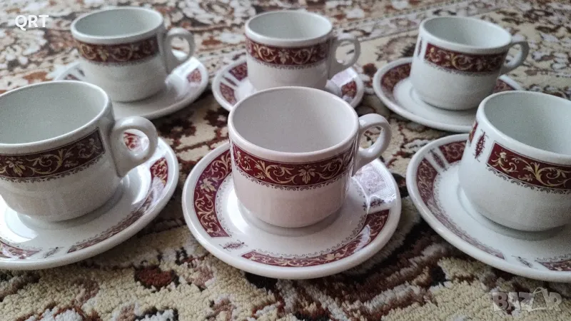 6 комплекта чашка с чинийка ENGLAND по 10 лв.всеки комплект,STEELITE international ,лимитирана серия, снимка 1