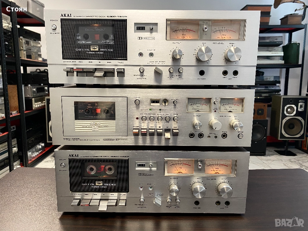 Лот Триглави Декове AKAI, снимка 1