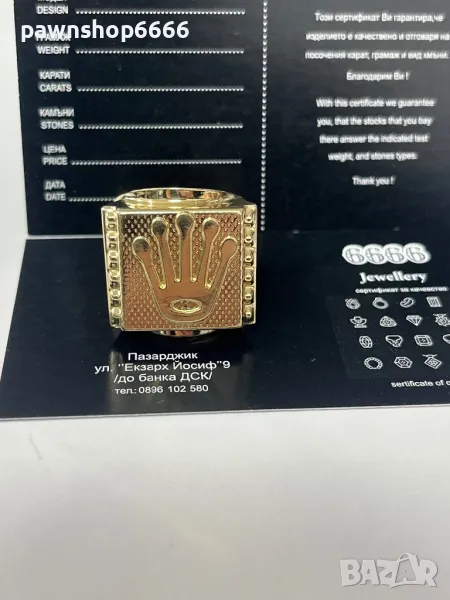Мъжки златен пръстен 14К, снимка 1