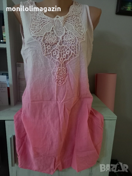 Ленена рокля, облечена веднъж , снимка 1