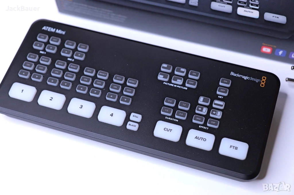 Blackmagic design ATEM Mini видео смесител за Live излъчвания, снимка 1