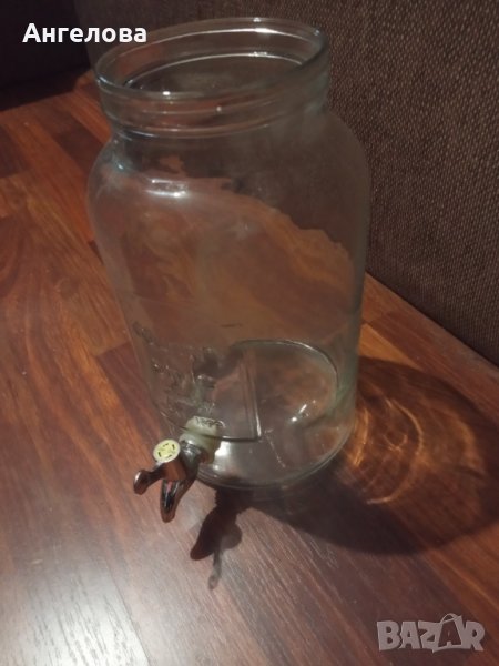 Буркан за вода с кранче, снимка 1