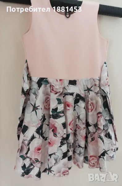 Детска рокля с панделка , снимка 1