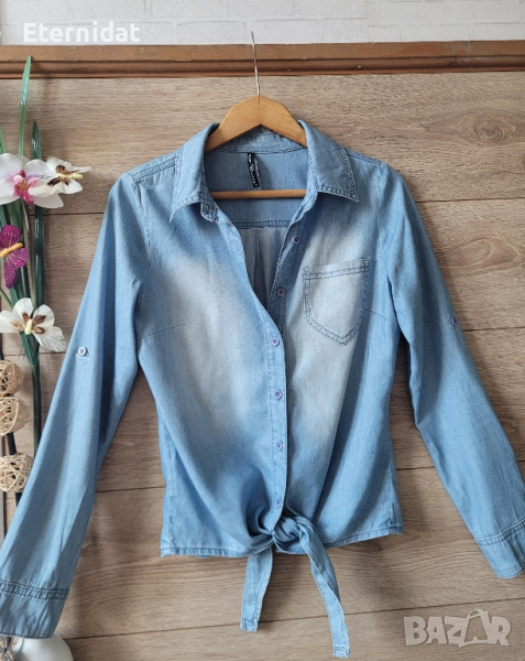 Дънкова риза , снимка 1