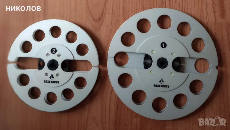 метални магнетофонни ролки , снимка 1