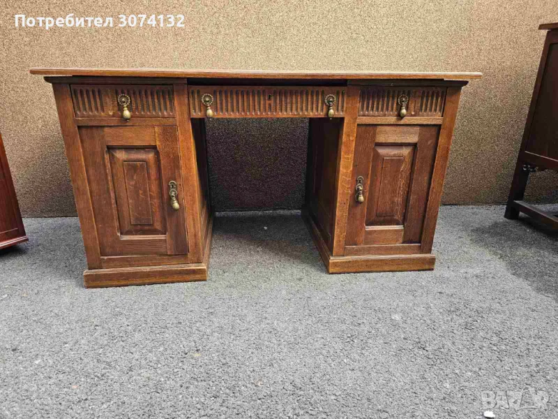 Ретро бюро в перфектно състояние (материал дъб), снимка 1