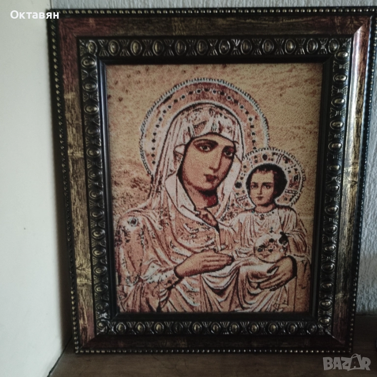 Икона гоблен, снимка 1