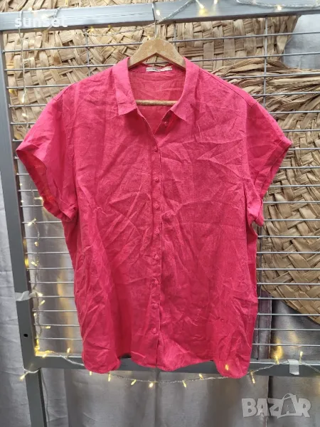 ЛЕНЕНА  риза циклама Gerry Weber->46 размер+ панталон ЛЕН-> 44 , снимка 1