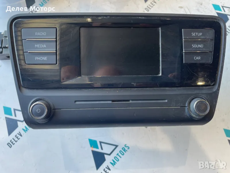 5E0035871A дисплей Монитор CD радио от Skoda Octavia 1.2 TSI, 110 ph, 6sp, engine CYVB, 2015g., снимка 1