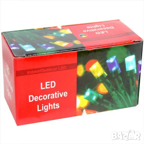 LED Коледни лампички 10 метра, снимка 1