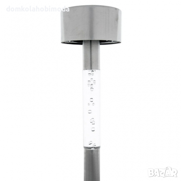 Соларна лампа с RGB Led,Бяла, Синя, Червена, Зелена Светлина, 36x5 cm, снимка 1