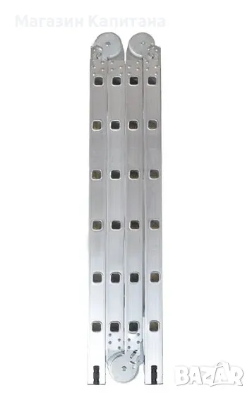 Мултифункционлана стълба 4х6 стъпала 8м. раб. височина., снимка 1