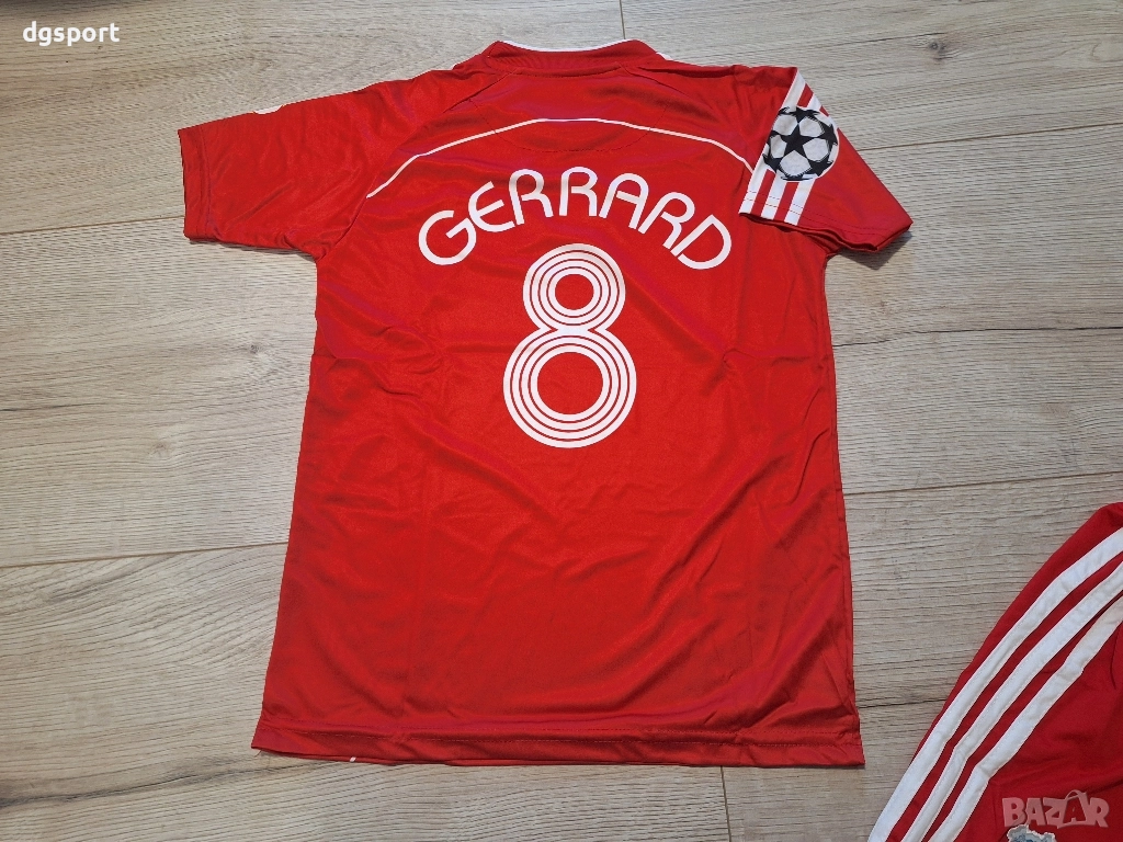 Детски екип на Стиван Джерард Ливърпул ретро модел 2006-2007 !!!, снимка 1