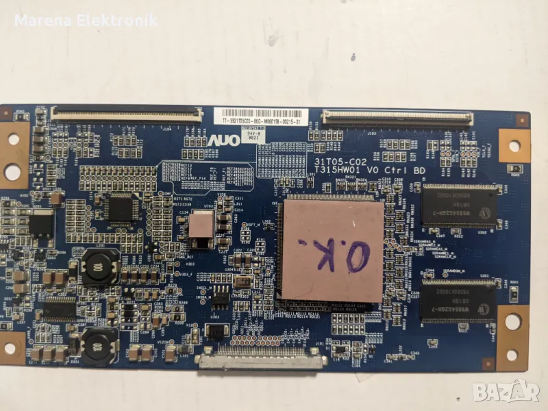 T.Con: 31T05-C02  T315HW01 V0; T315XW02 VE/ T260XW02 VK и T260XW02 V7/ T315XW02 VD, снимка 1