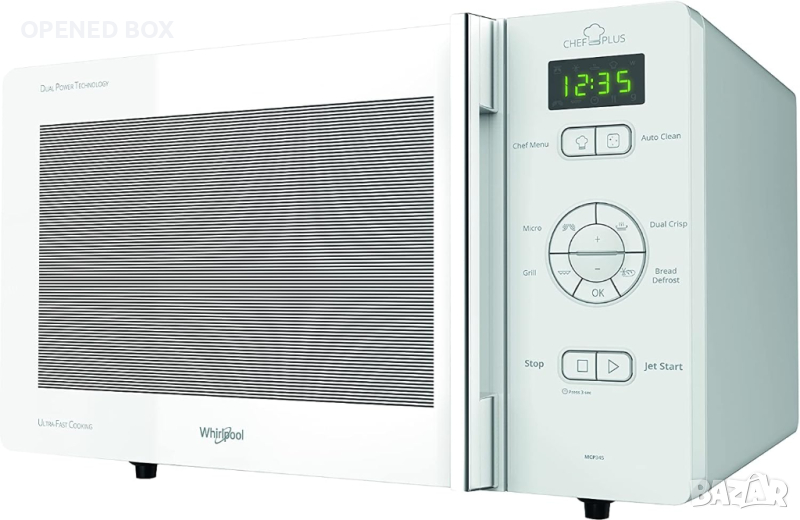 Микровълнова Whirlpool MCP345WH, бяла, снимка 1