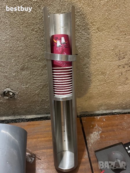 Диспенсър за чаши - неръждавейка, снимка 1