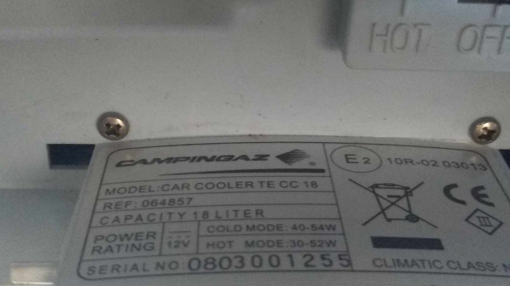 Campingaz car hotsell cooler tecc 18