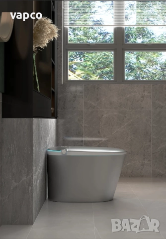 Мултифункционална сива смарт тоалетна L9 с биде, подгрев, сушене, масаж, снимка 2 - Други - 52472085