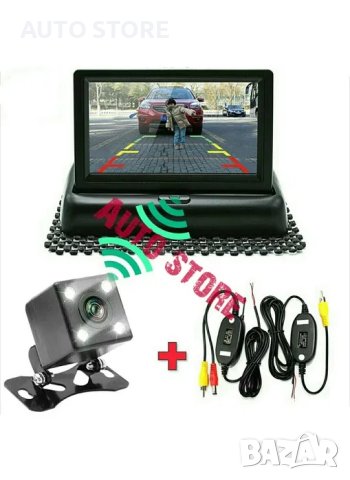 Камера за задно виждане парктроник комплект модел регистрационен номер, снимка 6 - Аксесоари и консумативи - 40522678